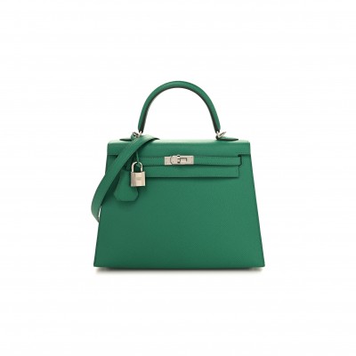 HERMÈS MASTER EPSOM KELLY 28 VE RT JADE (28*22*10cm) 